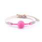 Cosmo Bondage Ball Gag - Rainbow - Metallic Rainbow/Pink Mouth Restraint