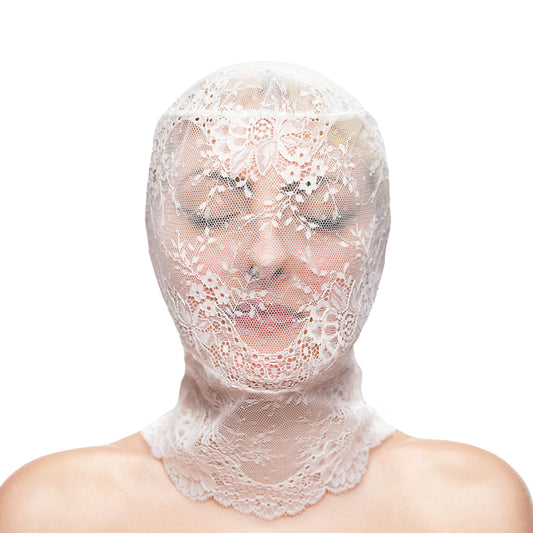Fetish & Fashion - Lace Hood - White - White Hood