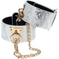 OUCH! Florence Collection - Leg Cuffs - White Restraints