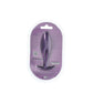 OUCH! Oval Anal Plug - Metallic Purple - Metallic Purple 11.7 cm Butt Plug