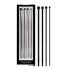 OUCH! Urethral Sounding Dilator Set - Black Silicone Urethral Sound Set