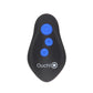 OUCH! e-Stim & Vibrating Butt Plug with Wireless Remote - Black 12.3 cm USB Rechargeable Vibrating Butt Plug with e-Stim