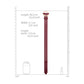 OUCH! Halo - Collar With Leash - Burgundy Restraint