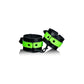 OUCH! Glow In The Dark Handcuffs - Black/Glow In Dark Restraints