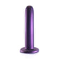 OUCH! Smooth Silicone G-Spot Dildo - 6'' / 14.5 cm - Metallic Purple 14.5 cm Dildo