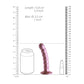 OUCH! Beaded Silicone G-Spot Dildo - 5'' / 13cm - Rose Gold 13 cm Dildo