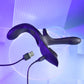 Playboy Pleasure The 3 Way - Black USB Rechargeable Vibrating Cock Ring with Wireless Remote