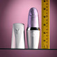 Playboy Pleasure GETAWAY - White/Purple 14.2 cm USB Rechargeable Tapping Stimulator