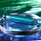 Playboy Pleasure EMERALD - Blue 9.1 cm USB Rechargeable Glass Tipped Bullet