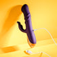 Playboy Pleasure BUNNY PUNCH - Purple 24.4 cm USB Rechargeable Twirling Rabbit Vibrator