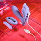 Playboy Pleasure LILAC FANTASY - Purple 13.5 cm USB Rechargeable Tapping Vibrator with Remote