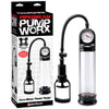 Pump Worx Accu-Meter Power Pump - Clear/Black Penis Pump with Gauge
