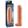 Fantasy X-Tensions Perfect 2'' Extension With Ball Strap - Flesh Penis Extension Sleeve with Ball Strap