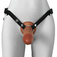 FX Elite 8'' Silicone Hollow Strap-On - Tan - Tan 20 cm Hollow Strap-On