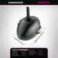 Fetish Fantasy Series Body Dock Inflatable Love Ball - Black Inflatable Cushion with Black 15.2 cm Dildo