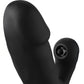 FFS Sonix Silicone Thruster - Black 22 cm USB Rechargeable Thrusting Vibrator with Flicking Clit Stim