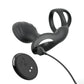 Anal Fantasy Elite Ass-Gasm Gyro-Milk Pro - Black USB Rechargeable Gyrating Butt Plug with Cock Ring
