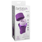 Fantasy For Her Lush Kiss Plush - Purple - Purple USB Rechargeable Licking & Sucking Stimulator