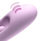 Fantasy For Her G-Touch Pulse Pro - Purple - Purple 23.4 cm USB Rechargeable Rabbit Vibrator with Flicking Shaft and Tip
