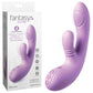 Fantasy For Her intiMotion Flutter Pro - Purple 20.6 cm USB Rechargeable Rabbit Vibrator with Pulsating Tip