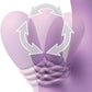 Fantasy For Her intiMotion Flutter Pro - Purple 20.6 cm USB Rechargeable Rabbit Vibrator with Pulsating Tip