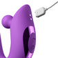 Fantasy For Her Harmoni Pro - Purple - Purple 17.8 cm USB Rechargeable Throbbing Vibrator
