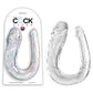 King Cock Clear Large Double Trouble - Clear Large Double Penetration Dong