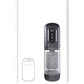 PUMPED Vortex - Gunmetal - Gunmetal Grey/Clear USB Rechargeable Sucking Rotating and Thrusting Auto Masturbator