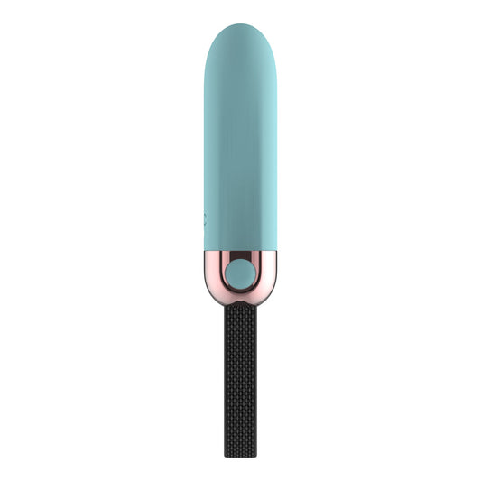 Passion Play Vibrating Bullet - Blue - Blue 8.5 cm USB Rechargeable Vibrating Bullet