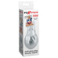 Pipedream Extreme Toyz Self Lubricating Sorority Snatch - Clear - Clear Vagina Stroker