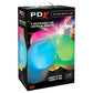PDX Elite Go-Go Booty LED Mega Masturbator - Clear with LED Doggy-Style Masturbator