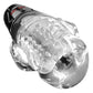 PDX Elite Ultra Milker Pro - Clear USB Rechargeable Vibrating & Sucking Auto Stroker
