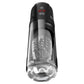 PDX Elite Mega-Bator Pro - Clear USB Rechargeable Vibrating & Spinning Auto Stroker