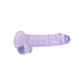 REALROCK 8'' Realistic Dildo With Balls - Purple 20.3 cm Dong