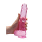RealRock 9'' Realistic Dildo With Balls - Pink 22.9 cm Dong