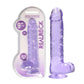 RealRock 9'' Realistic Dildo With Balls - Purple 22.9 cm Dong