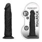 REALROCK 8'' Realistic Dildo - Black 20.3 cm Dong