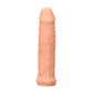 REALROCK 6'' Realistic Penis Sleeve - Flesh 15.2 cm Penis Extension Sleeve