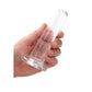 REALROCK Non Realistic Dildo With Suction Cup - 13.5 cm - Clear 13.5 cm Dong