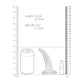REALROCK Non Realistic Dildo With Suction Cup - 11.5 cm - Clear 11.5 cm Curved Pegging Dong