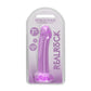 REALROCK Non Realistic Dildo With Suction Cup - 17 cm - Purple 17 cm Dong