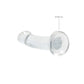 REALROCK Non Realistic Dildo With Suction Cup - 17 cm - Clear 17 cm Dong