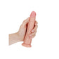 REALROCK Realistic Slim Dildo with Suction Cup - 18cm - Flesh 18 cm (7'') Dong