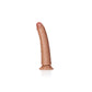 REALROCK Realistic Slim Dildo with Suction Cup - 18cm - Tan 18 cm (7'') Dong
