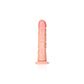 REALROCK Realistic Regular Curved Dildo with Suction Cup - 18 cm - Flesh 18 cm (7'') Dong