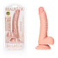 REALROCK Realistic Regular Curved Dong with Balls - 18 cm - Flesh 18 cm (7'') Dong