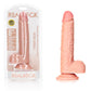 REALROCK Straight Realistic Dildo with Balls - 20.5 cm - Flesh 20.5 cm (8'') Dong