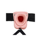 REALROCK Vibrating Hollow Strapon + Balls - 23cm Flesh - Flesh 23 cm Vibrating Hollow Strap-On