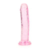 REALROCK 15.5 cm Straight Dildo - Pink - Pink 15.5 cm (6'') Dong