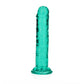 REALROCK 15.5 cm Straight Dildo - Turquoise - Turquoise 15.5 cm (6'') Dong